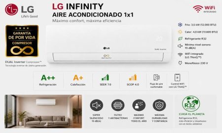 Aire acondicionado LG Infinity EZ12CSN precio