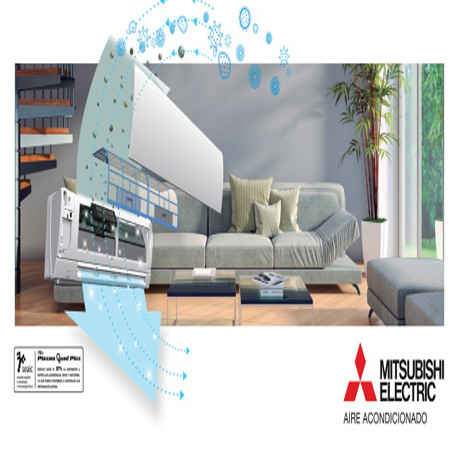filtro Plasma Quad Plus de Mitsubishi Electric garantía de la mejor calidad de aire interior